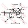 Cylindre de roue TRW BWF167 - Visuel 2