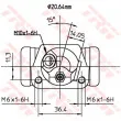 Cylindre de roue TRW BWF191 - Visuel 2