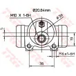 Cylindre de roue TRW BWF254 - Visuel 2