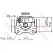 Cylindre de roue TRW BWF272 - Visuel 2