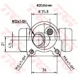 Cylindre de roue TRW BWF280 - Visuel 2