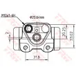 Cylindre de roue TRW BWF291 - Visuel 2