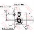 Cylindre de roue TRW BWF312 - Visuel 2