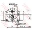 Cylindre de roue TRW BWH159 - Visuel 2