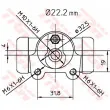 Cylindre de roue TRW BWH167 - Visuel 2