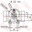 Cylindre de roue TRW BWH188 - Visuel 2