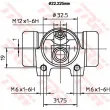 Cylindre de roue TRW BWH373 - Visuel 2