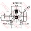 Cylindre de roue TRW BWK119 - Visuel 2