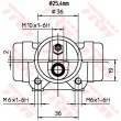 Cylindre de roue TRW BWL204 - Visuel 2