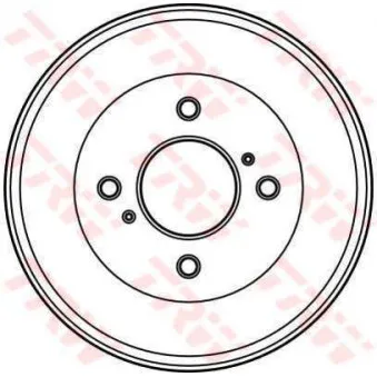 Tambour de frein TRW DB4047