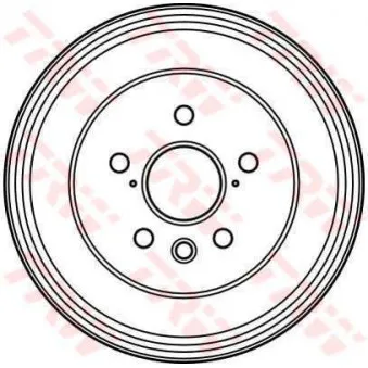 Tambour de frein TRW DB4110