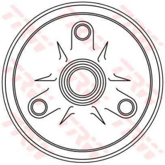 Tambour de frein TRW DB4122