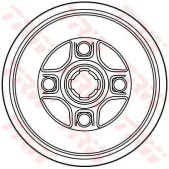 Tambour de frein TRW DB4176