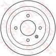 Tambour de frein TRW DB4178 - Visuel 1