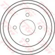 Tambour de frein TRW DB4243 - Visuel 2