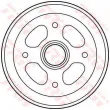 Tambour de frein TRW DB4268 - Visuel 1