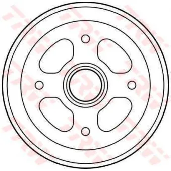 Tambour de frein TRW DB4268