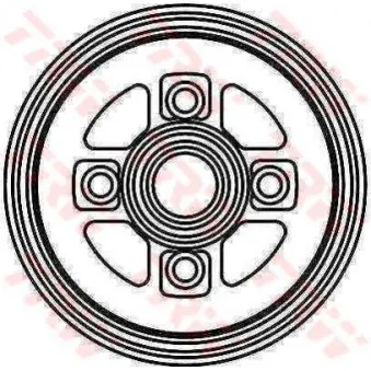 Tambour de frein TRW DB4317