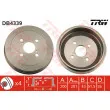 Tambour de frein TRW DB4339 - Visuel 1