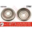 Tambour de frein TRW DB4360 - Visuel 1