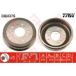Tambour de frein TRW DB4376 - Visuel 1