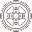 Tambour de frein TRW DB4395 - Visuel 2