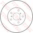 Jeu de 2 disques de frein avant TRW DF1417 - Visuel 1