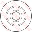 Jeu de 2 disques de frein arrière TRW DF1715 - Visuel 2