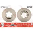 Jeu de 2 disques de frein avant TRW DF2389S - Visuel 1