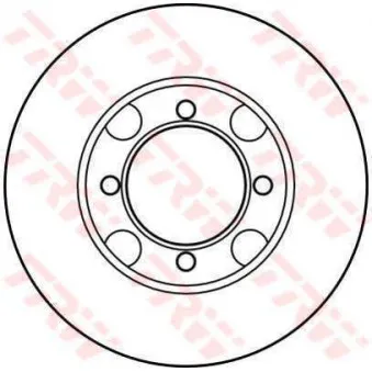 Jeu de 2 disques de frein avant TRW DF2572