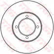 Jeu de 2 disques de frein avant TRW DF2691 - Visuel 2