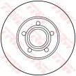 Jeu de 2 disques de frein avant TRW DF2692 - Visuel 2