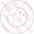 Jeu de 2 disques de frein avant TRW DF4194S - Visuel 2