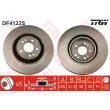 Jeu de 2 disques de frein avant TRW DF4222S - Visuel 1