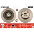 Jeu de 2 disques de frein arrière TRW DF4228BS - Visuel 1
