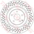 Jeu de 2 disques de frein avant TRW DF4341S - Visuel 2