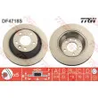 Jeu de 2 disques de frein arrière TRW DF4718S - Visuel 1