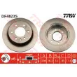 Jeu de 2 disques de frein arrière TRW DF4823S - Visuel 1