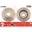Jeu de 2 disques de frein avant TRW DF4882 - Visuel 1
