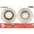 Jeu de 2 disques de frein avant TRW DF4904S - Visuel 1