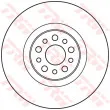 Jeu de 2 disques de frein avant TRW DF4904S - Visuel 2