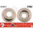 Jeu de 2 disques de frein arrière TRW DF4913 - Visuel 1