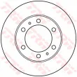 Jeu de 2 disques de frein avant TRW DF4917 - Visuel 2