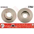 Jeu de 2 disques de frein avant TRW DF4924S - Visuel 1