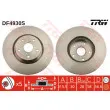 Jeu de 2 disques de frein avant TRW DF4930S - Visuel 1