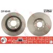 Jeu de 2 disques de frein arrière TRW DF4945 - Visuel 1