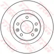 Jeu de 2 disques de frein arrière TRW DF4945 - Visuel 2