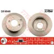 Jeu de 2 disques de frein arrière TRW DF4946 - Visuel 1
