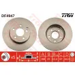 Jeu de 2 disques de frein avant TRW DF4947 - Visuel 1