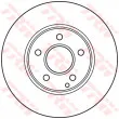 Jeu de 2 disques de frein avant TRW DF4947 - Visuel 2